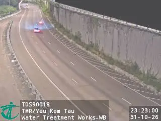 Latest image of Tuen Mun Road near Yau Kom Tau Water Treatment Works - Westbound