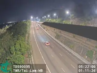 Latest image of Tuen Mun Road near Tai Lam - Westbound