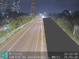 Latest image of Yuen Long Highway near Pok Oi Interchange - Eastbound (1)