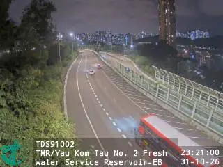 Latest image of Tuen Mun Road near Yau Kom Tau No. 2 Fresh Water Service Reservoir - Eastbound