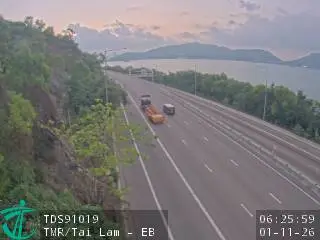 Latest image of Tuen Mun Road near Tai Lam - Eastbound