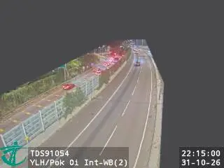 Latest image of Yuen Long Highway near Pok Oi Interchange - Westbound (2)