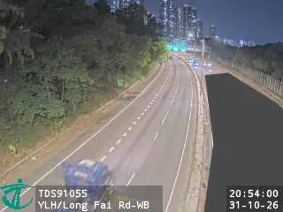Latest image of Yuen Long Highway near Long Fai Road - Westbound