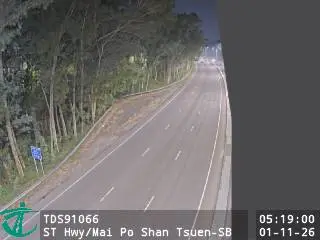 Latest image of San Tin Highway near Mai Po Shan Tsuen - Southbound