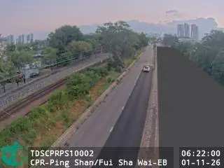 Latest image of Castle Peak Rd-Ping Shan near Fui Sha Wai - Eastbound