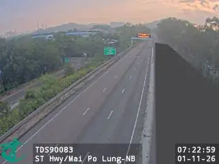 Latest image of San Tin Highway near Mai Po Lung - Northbound