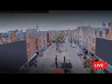 Latest image of Mechelen's Ijzerenleen Square Bustle